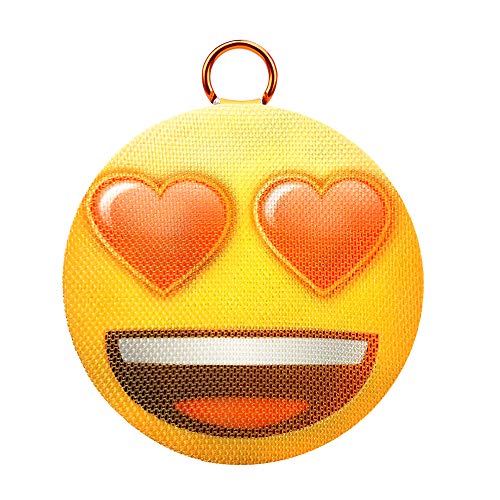 AOMAIS Emoji Bluetooth Speaker, Wireless Portable Speaker with Loud Sound, IPX4 Water-Resistant, Built-in Mic, Stereo Pairing, Perfect for Home Party, Backyard, Outdoors, Pool(Heart)