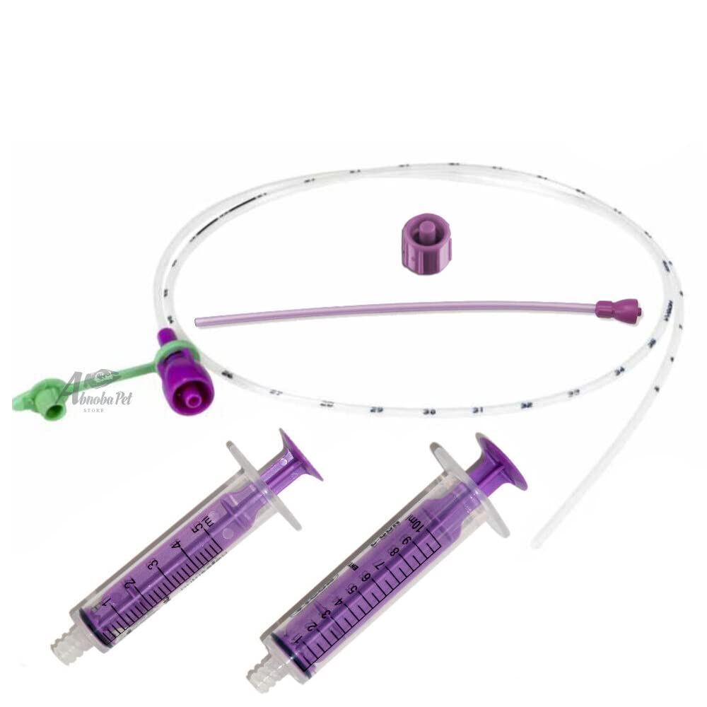 6 French Sterile Tube Feeding Kit Milk Syringes Pup Kitten Sml Animal Whelping Kit Supplies