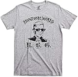 ZipDog Apparel Notorious RBG Shirt, X-Large, Grey