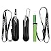 THORVAP Faux Leather Necklace Lanyard with Pouch Holder. [1] Lanyard Necklace + [1] Carabiner for E-shisha pen, Leather Pouch case Necklace (black)