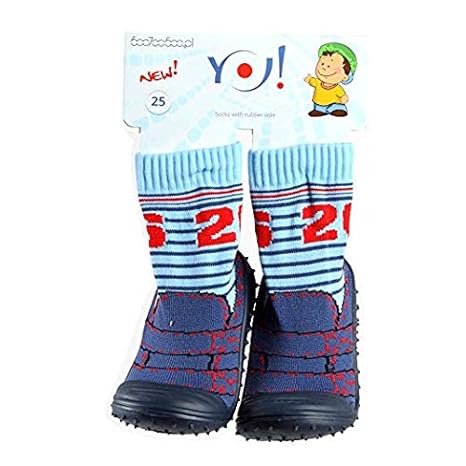 Kinder Haussocken Socken mit Gummisohle N°26 OB-002 Gr. 26