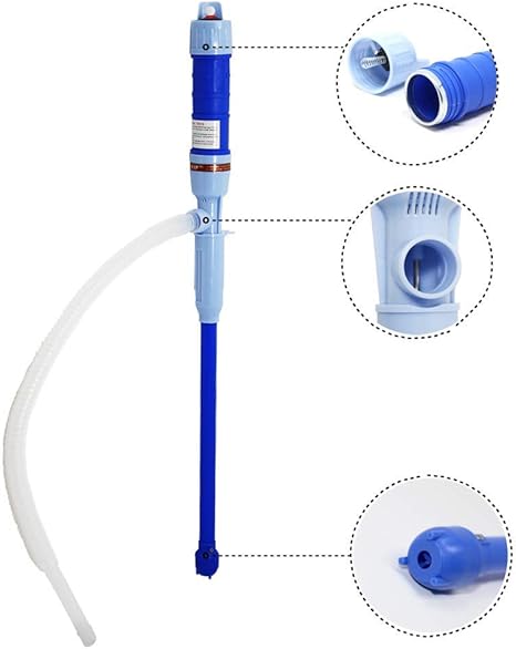 Amazon Lion Tools Yth002 Toolman 電動液体転送サイフォンポンプ 電池式 ディーゼル燃料オイルウォーター用 給水 排水ポンプ本体