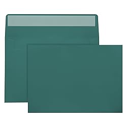 50 Packs Dark Green A7 Envelopes,5x7 Envelopes,5x7