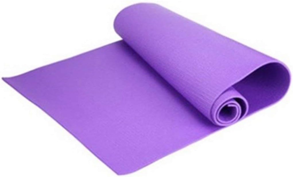 73JohnPol 6mm Universal Thick Non-Slip Yoga Mat Exercise Pad Fitness Lose Weight 180cmX60cmX0.6cm Non-skid Floor Play Mat(color:purple)