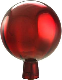 Original Rosenkugel 15 cm rot verspiegelt