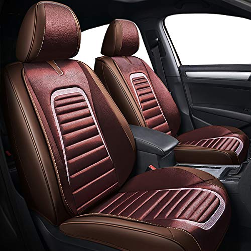 OASIS AUTO OS025 Leather&Cloth Universal Car Seat Covers Automotive