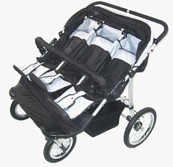 safetech triple jogging stroller