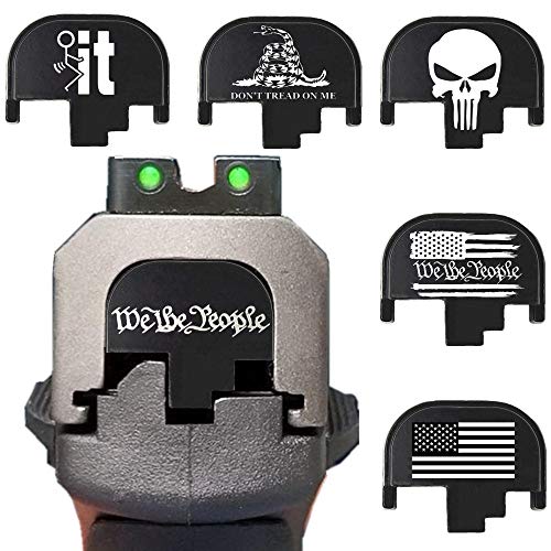 Low-Profile Slide Cover For Smith & Wesson Shield 9mm & .40 - Anodized Aluminum, Black