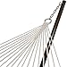 Sunnydaze Rope Hammock with 12-Foot Stand and Hammock Pad - 275-Pound Capacity - Desert Stripe