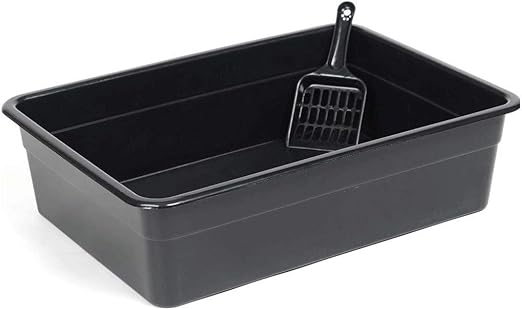 Cajas de Arena Caja de arena de plástico for mascotas Bandeja de arena for gatos Caja