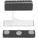 ExcelMark 3 Name Badge Magnets - Magnetic Name Tag Holders with 3 Magnets