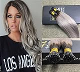 Sunny 18 -22Inch Remy Straight I-tip Fusion Human Hair Extensions Salon Style Blonde Pre Bonded 1g Per Strand 5og/pack
