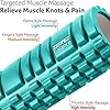 Core Balance Foam Roller for Deep Tissue Muscle Massage, Trigger Point Grid Sports Massager, Fitness Gym Physio