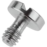 Neewer Befestigungsschraube mit 10 mm Welle f&uuml;r Einbeinstativ (1/4-Zoll, ohne Ring)