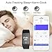 FUNBOT B3 Fitness Tracker,Activity Continuous Heart Rate Monitor Smart Pedometer Bracelet, IP67 Waterproof Fitness Watch Sleep Calorie Counter with Replacement Red Band for Android & iOS