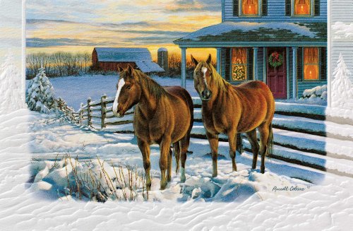Horse Christmas Cards | Kritters in the Mailbox | Horse Christmas Card
