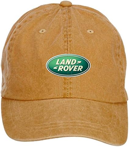 HUANYU LAND ROVER Logo Cotton Washed Baseball Caps One Size Hats With Adjustable Velcro