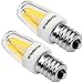 Kakanuo E12 LED Bulb 2.5 Watt Warm White 3000K 25W Equivalent 250Lumen Candelabra Base 4XCOB Non-Dimmable AC110V-130V for Chandelier/Ceiling Fan(Pack of 2)