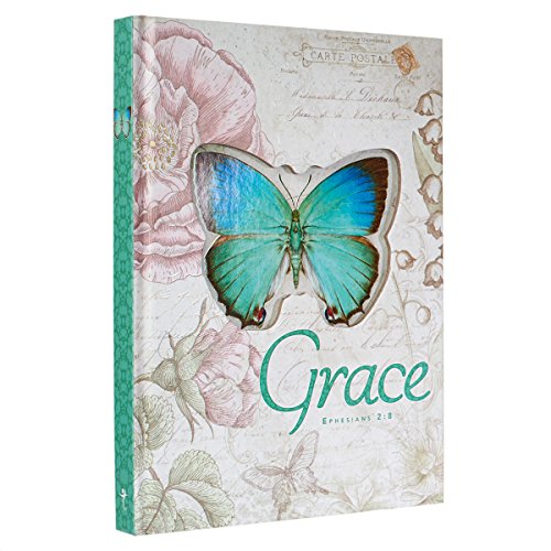 Botanic Butterfly Blessings Grace Hardcover Journal - Ephesians 2:8 Botanic Butterfly Blessings "Grace" Hardcover Journal - Ephesians 2:8