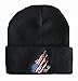 RHZPLO Prestonplayz Fire Flame Unisex Knitted Beanie Embroidered Skull Cap Slouchy Knit Hat (Prestonplayz American Flag)