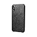 iPhone X Fabric Flannelette Case, BearDaDa0 Slim PC Phone Cover, Anti-Cold Protective Case For 2018 iPhone 10 - Black