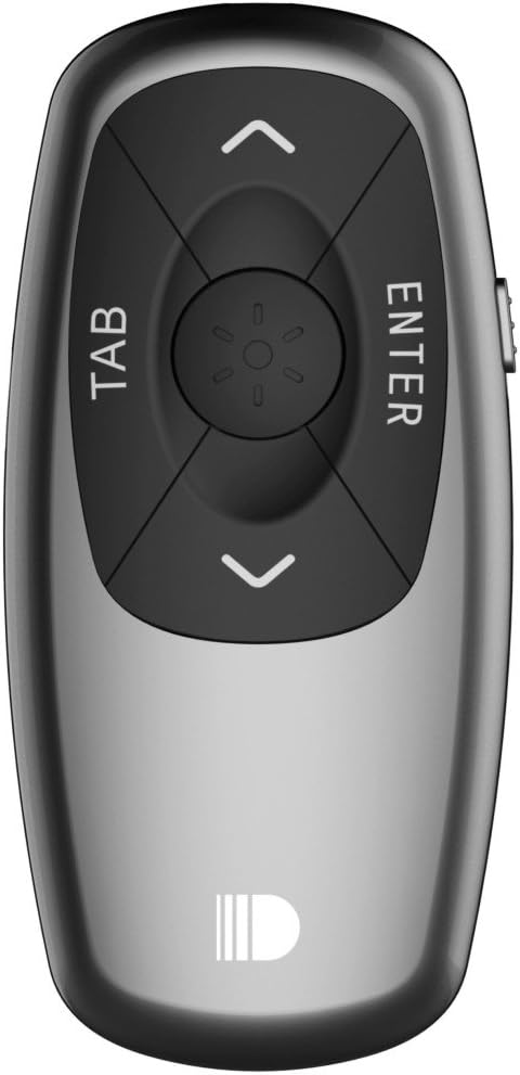 Presentation Clicker, Doosl Mini Portable Rechargeable Wireless Presentation Pointer Clicker, 2.4GHz Powerpoint Presentation PPT Remote Control Clicker