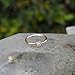 Nose Ring Hoop - Cartilage Tragus Earring -Sterling Silver or 14K Gold Filled 20G to 16G 2mm Stone