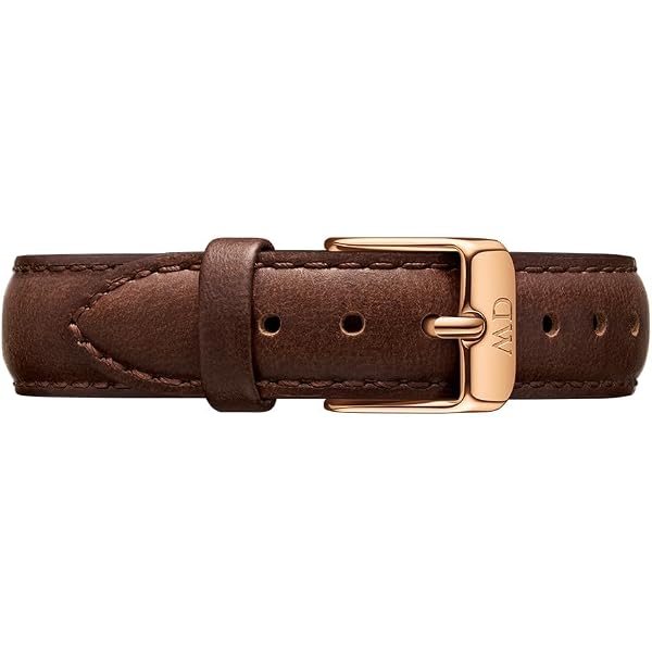 Amazon.com: Daniel Wellington Petite Brown Leather Watch  display picture 3