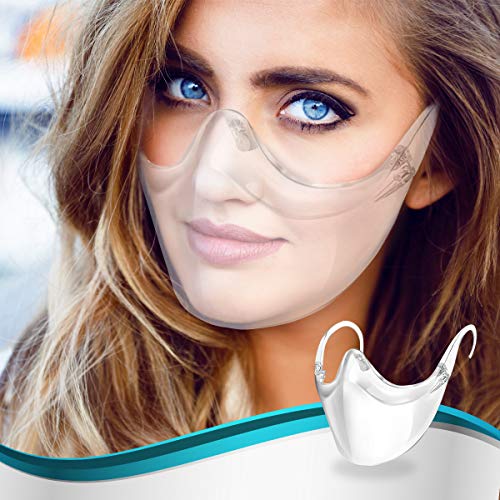 Durable Transparent Face Protection, Clear Face Covering, Combine