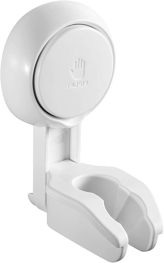 LEVERLOC Shower Head Holder Suction Cup NODrilling Removable Bathroom Shower Head Holder Wall