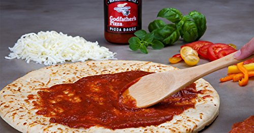 Godfather's Pizza Sauce, 14oz - No Added Sugar, Restaurant Style Italian Pizza Sauce