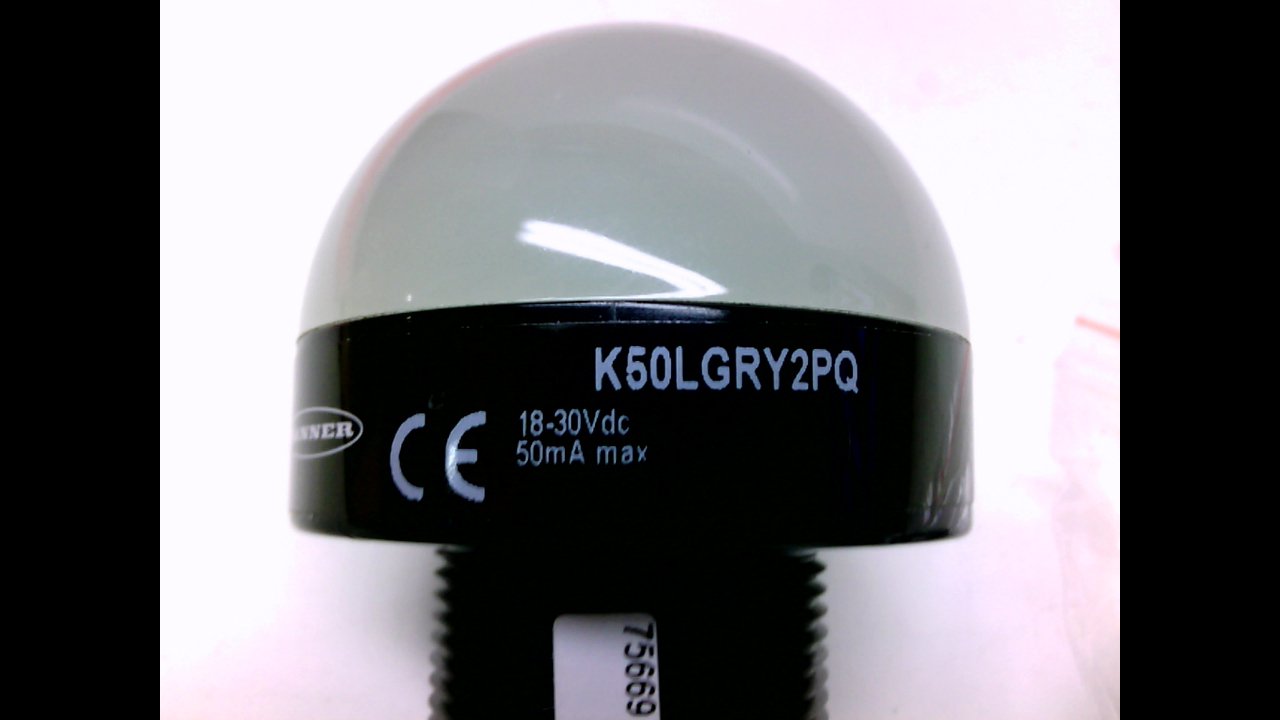 Banner Banner Engineering K50lgry2pq Indicator Light Multi Color