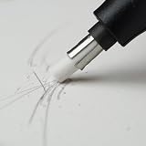 Derwent Battery-Operated Eraser Pen with 8 Replacement Erasers Black view 4