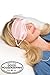 Fishers Finery 25 Momme 100% Mulberry Silk Eye Mask Adjustable Strap (Pink)