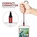 Lightning Cable,Aonlink iPhone Charger Cable 3Pack 3FT 6FT 10FT to USB Syncing and Fast Charging Cable Nylon Braided Cord for iPhoneX/8/8Plus/7/7 Plus/6/6 Plus/6s/6s Plus/5/5s and more(Red Black)