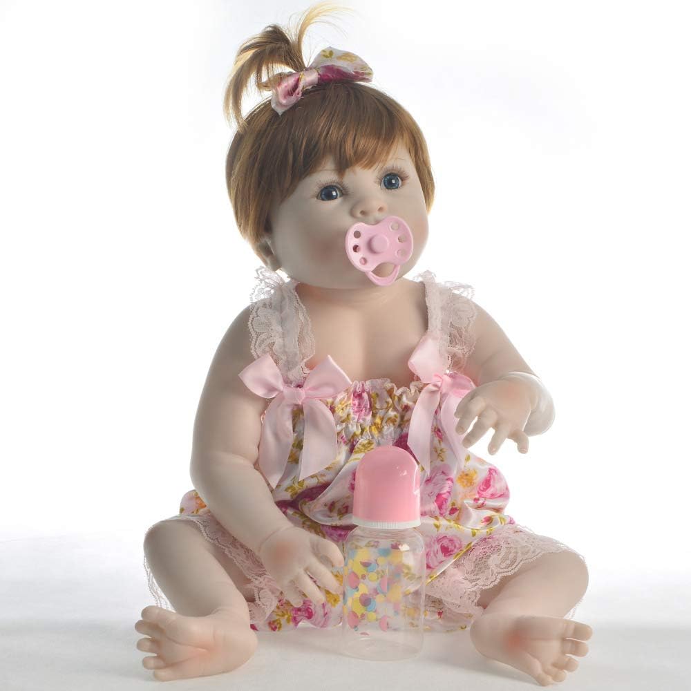 Prezzo ZBYY Reborn Baby Doll Rinato Bambino Bambola 22pollici 57Centimetri Vinyl Molle del Simulazione Silicone Realistico Ragazza Offerte