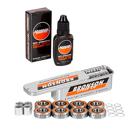 Bronson Speed Co G3 Bearings (Set of 8 with High Speed Ceramic Oil)