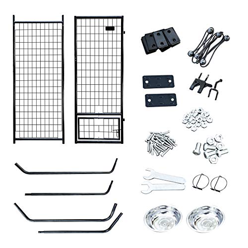 image for Pupzo Welded Wire Dog Kennel,Outdoor Heavy Duty Pet Kennel with UV Pro