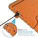 iPad 2 Kids Case: Stalion® Safe Shockproof Protection for Apple iPad 2nd 3rd & 4th Gen (Orange Orange) Ultra Lightweight + Comfort Grip Carrying Handle + Folding Stand
