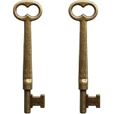 VIDABTE KY-30 Skeleton Key, Universal Skeleton Key with Double Notched Bit | For House Doors with Mortise Locks, Mortise Lock Keys (2 pcs)