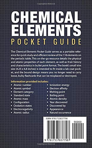 Chemical Elements Pocket Guide: Detailed Summary of the Periodic Table