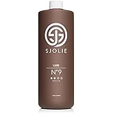 SJOLIE Violet Spray Tan Solution - Luxe 9 - Medium Blend | Sunless Tanning Solution for a Hydrating, Deep Brown Tan (32oz)