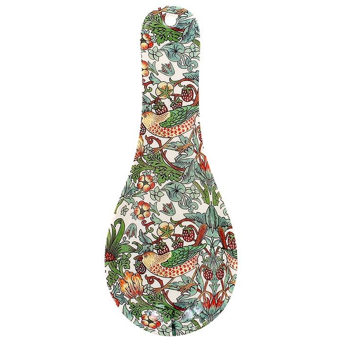 Leonardo Collection Strawberry Thief White Spoon Rest Melamine