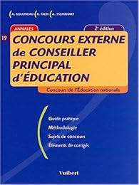 Concours externe de conseiller principal d'éducation