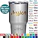 Vinyl Decals Sticker for tumbler cup | Personalized & Custom your Name initial letters for laptop | bottle | Waterproof | Be cool unique