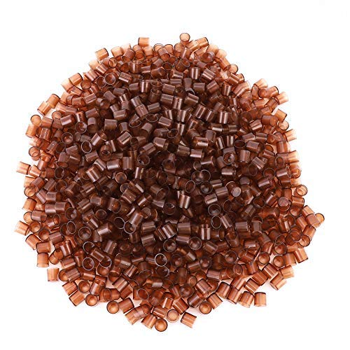 1000PCS Queen Rearing Cell Cups, Queen Rearing Honey Bee Beekeeping Supplies, Brown Plastic Bee Feeding Tools for Apiculture Beekeeper
