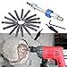 TOOGOO 20pcs/set Multifunction Half Time Drill Driver Swivel Head Quick-Change From Drilling to Driving Repair Tool Kits With Portable