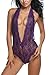 Avidlove Women Lingerie One Piece Chemises Lace Babydoll Halter Bodysuit