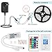 Nexlux WiFi Led Light Strip, 16.4ft 150LEDs Wireless Smart Phone Controlled Non-Waterproof Strip Light Kit White PCB 5050 LED Lights,Working with Android and iOS System,IFTTT