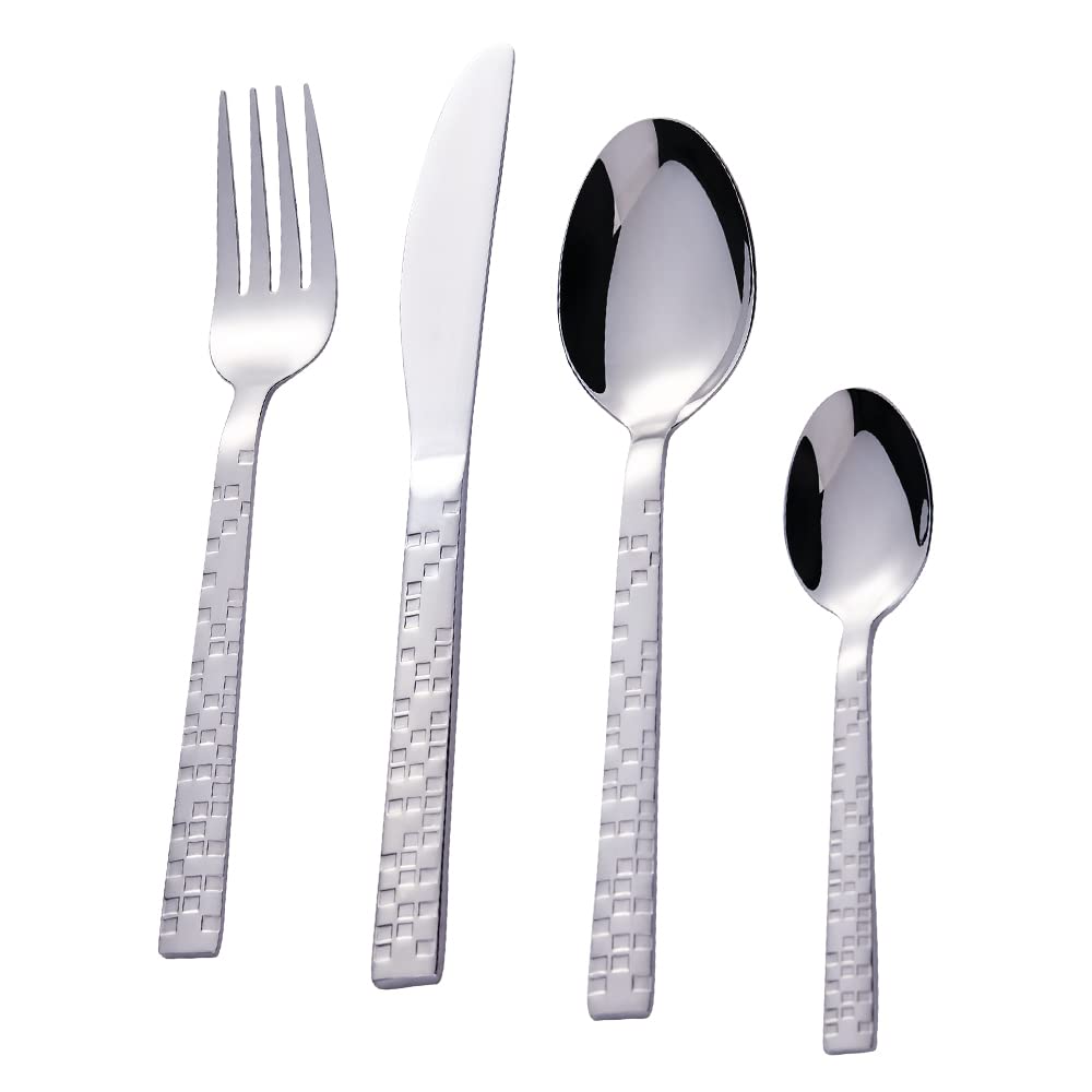 Bon Emerald 24-Piece Stainless Steel Cutlery Set
